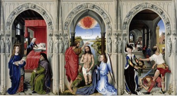 vincent laurensz van der vinne Painting - Rogier van der Weyden Saint Johns Altarpiece